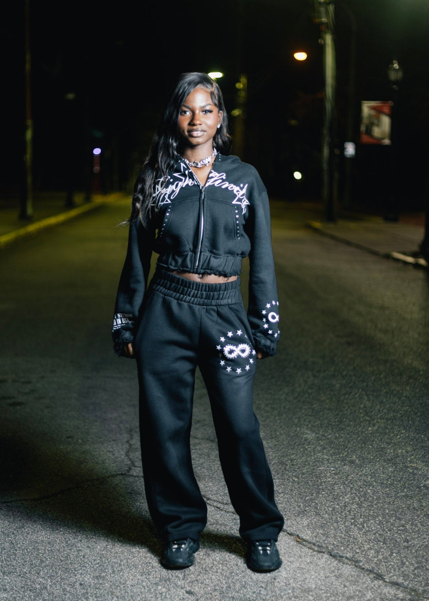 Black Eightfinity HOODIE