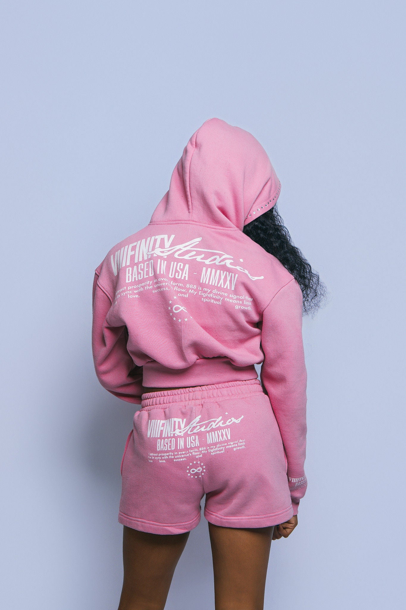 "LOVER GIRL PINK" Eightfinity Shorts