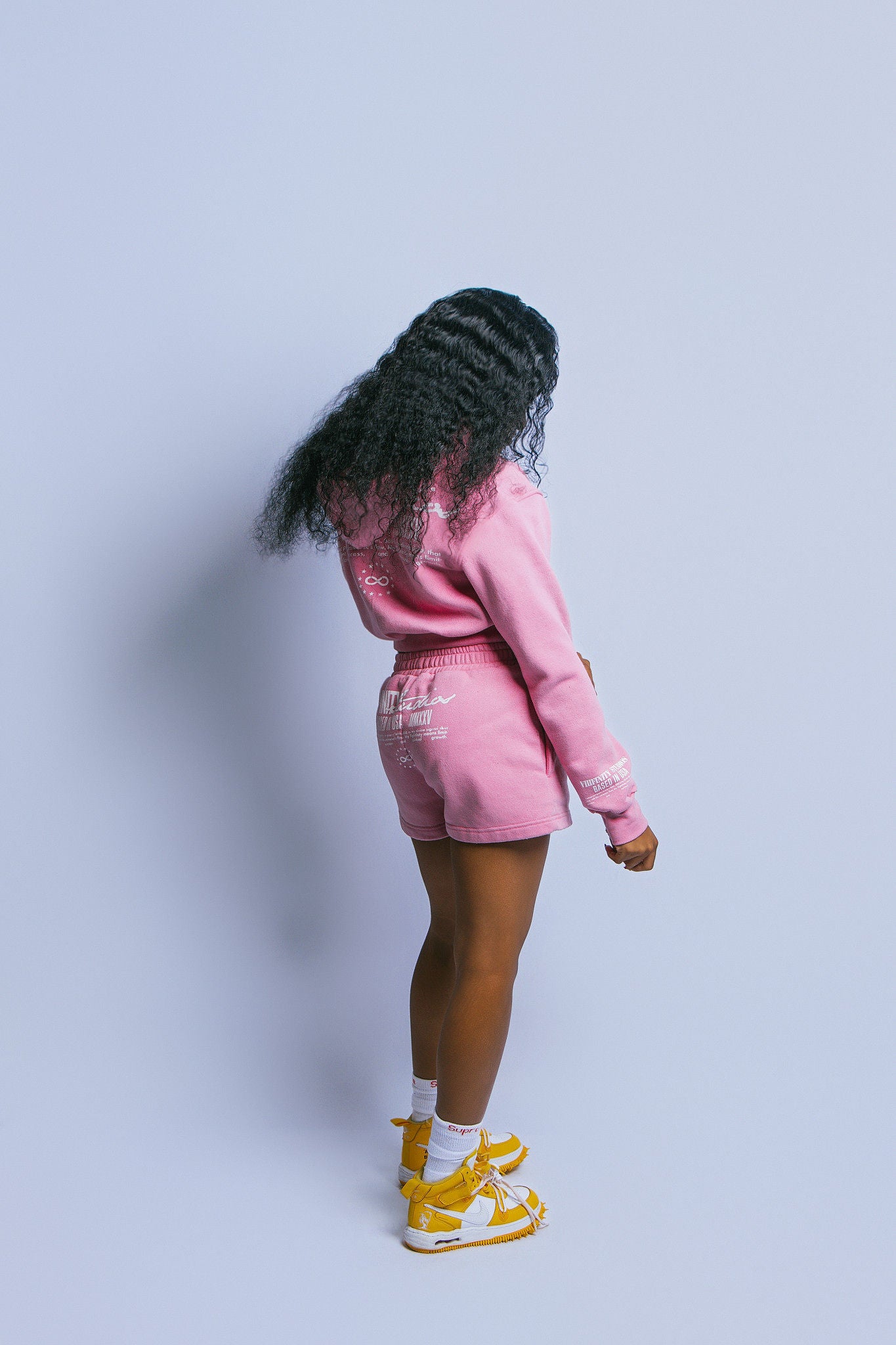 "LOVER GIRL PINK" Eightfinity Shorts