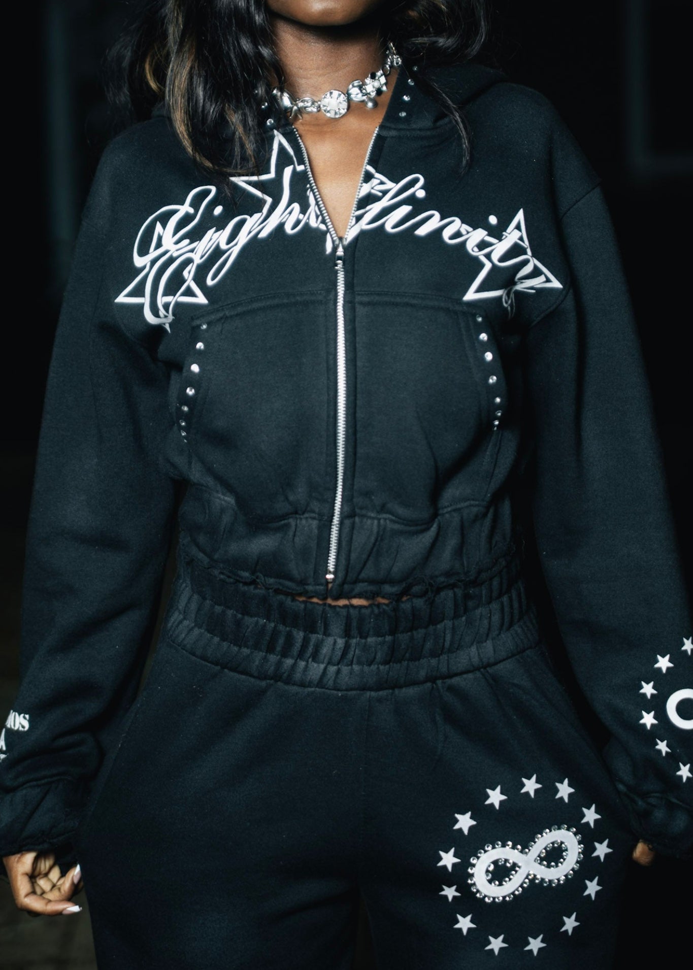 Black Eightfinity HOODIE