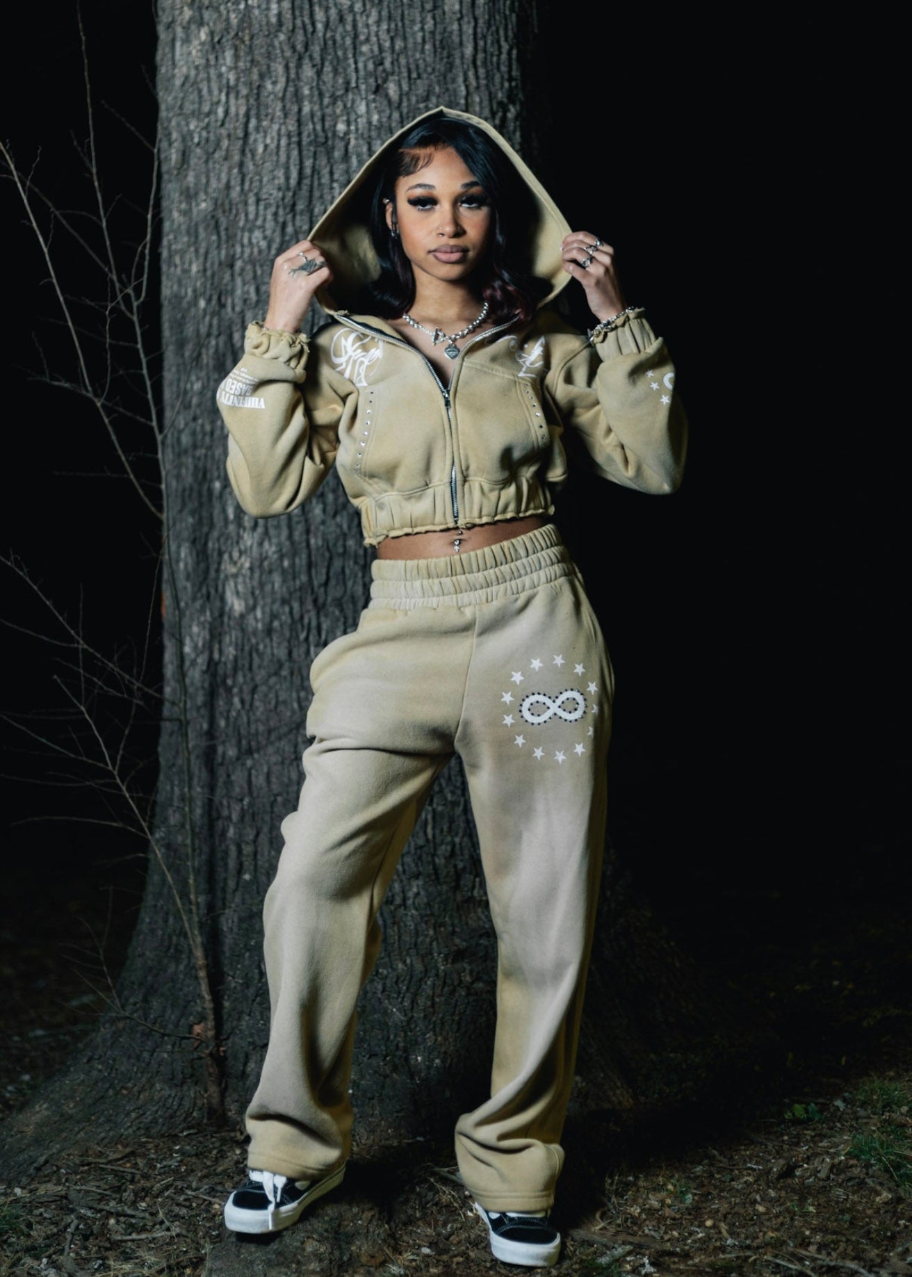 Tan Eightfinity SWEATPANTS