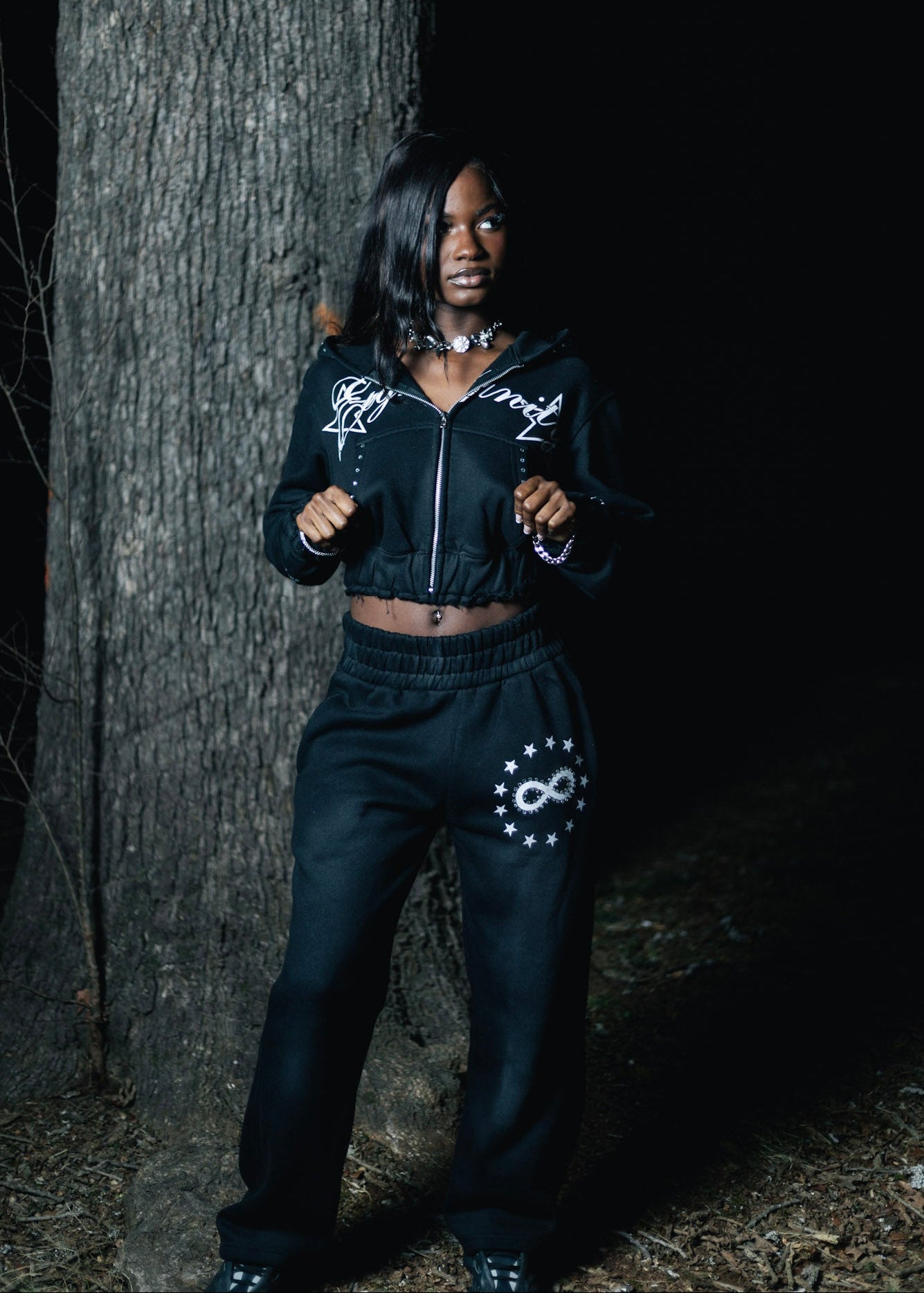 Black Eightfinity SWEATPANTS