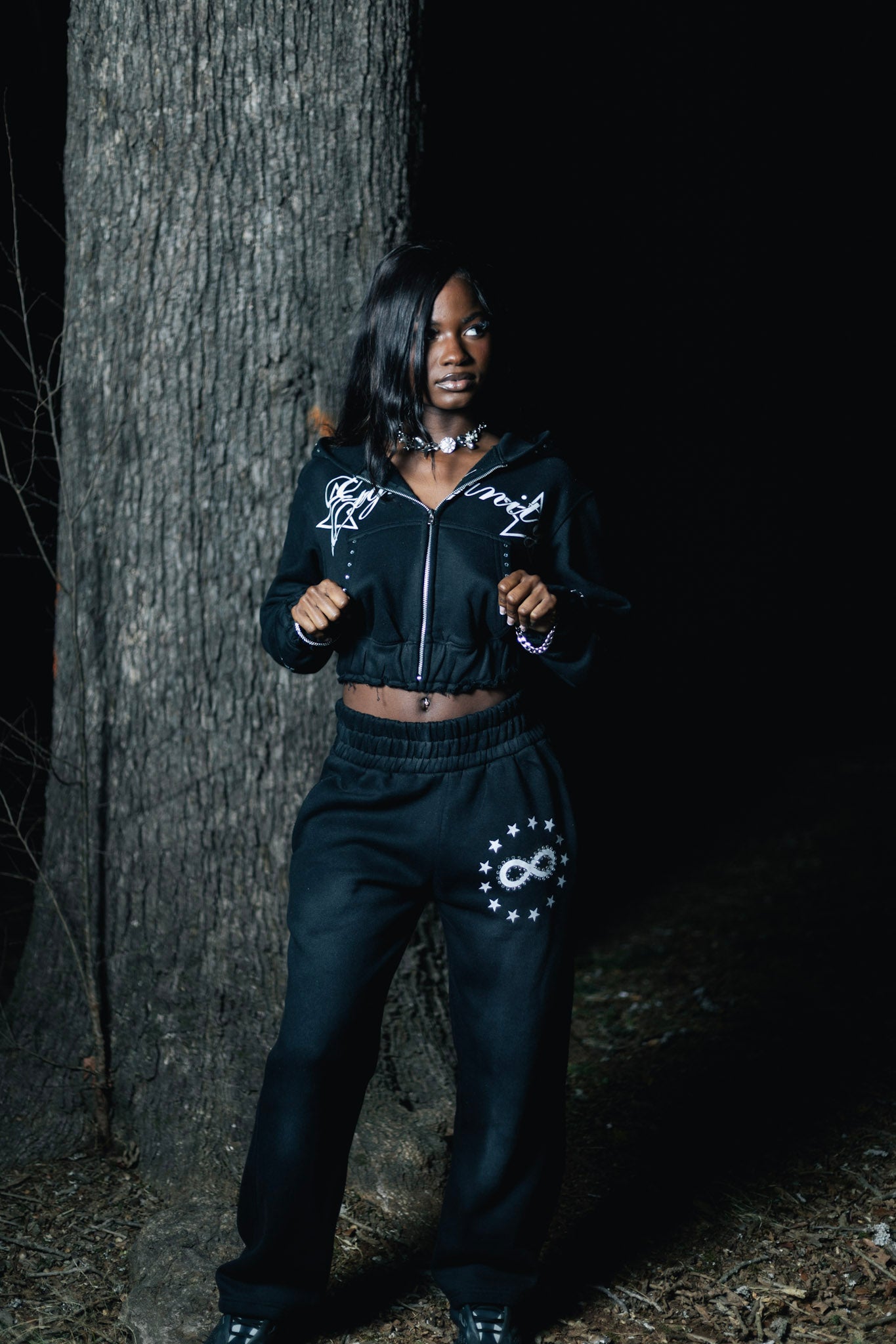 Black Eightfinity HOODIE